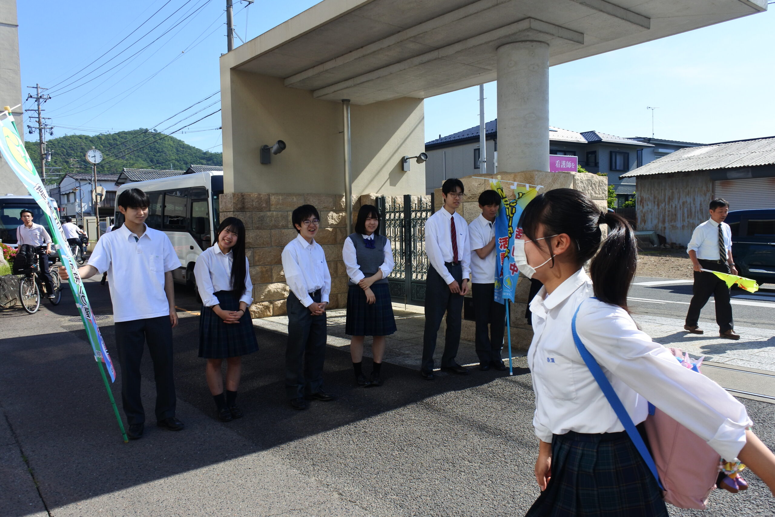 【生徒会】朝の挨拶活動