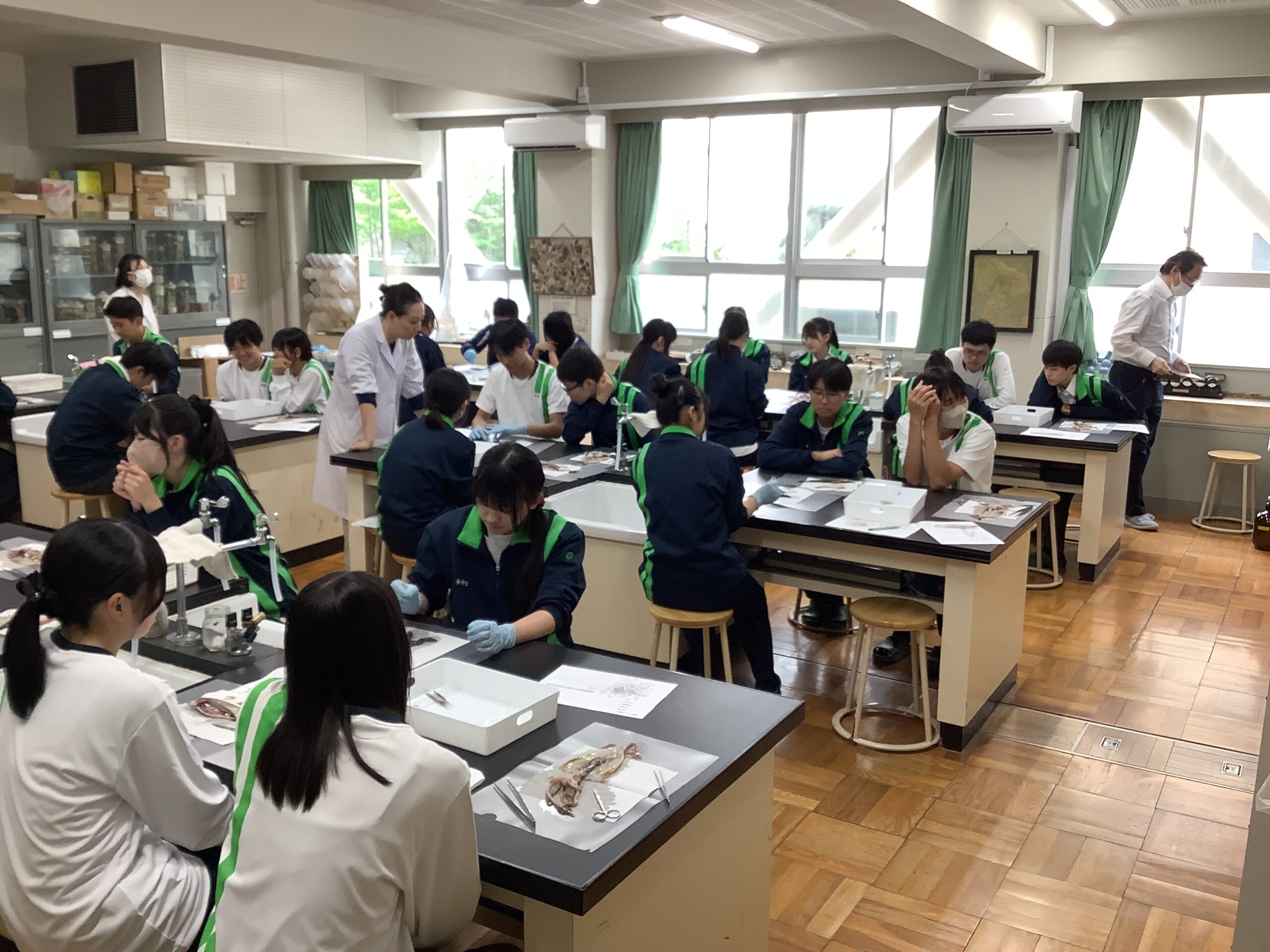 Sプロ 長浜バイオ大学 高大連携生物実習